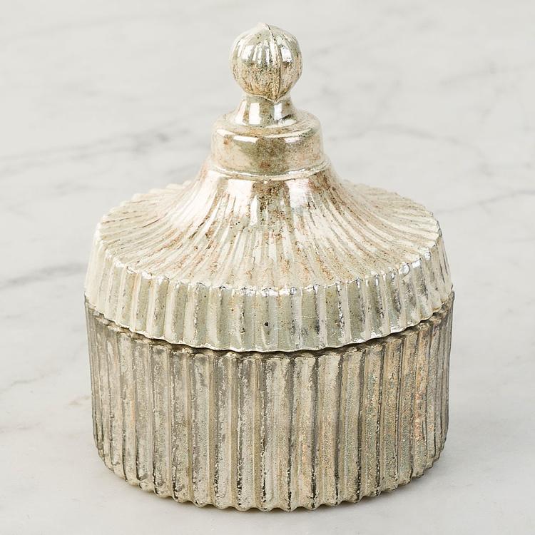 Соевая аромасвеча в стакане из ртутного стекла Эрл Грей Mercury Finish Soy Wax Candle Earl Grey