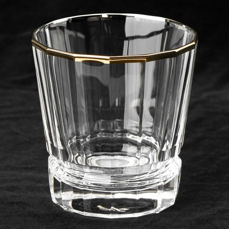Низкий стакан с золотым ободком Макасар Macassar Glass Low With Golden Rim