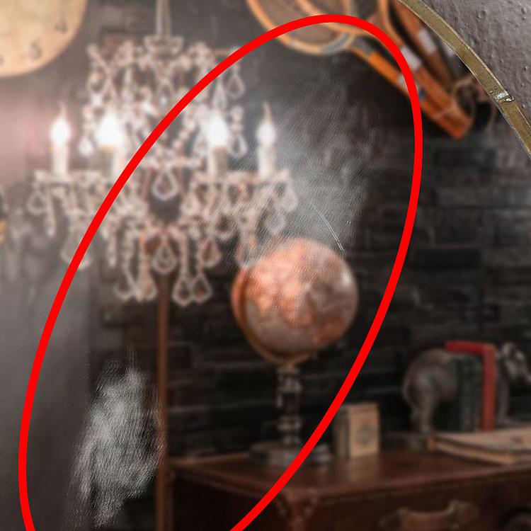 Железное круглое зеркало дисконт Iron Round Mirror discount