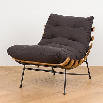 Capri Armchair, Black Matt Metal RM