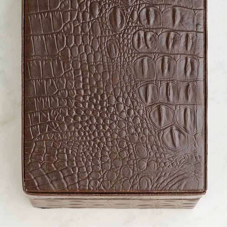 Кожаная шкатулка Бонд, S Bond Leather Box Small