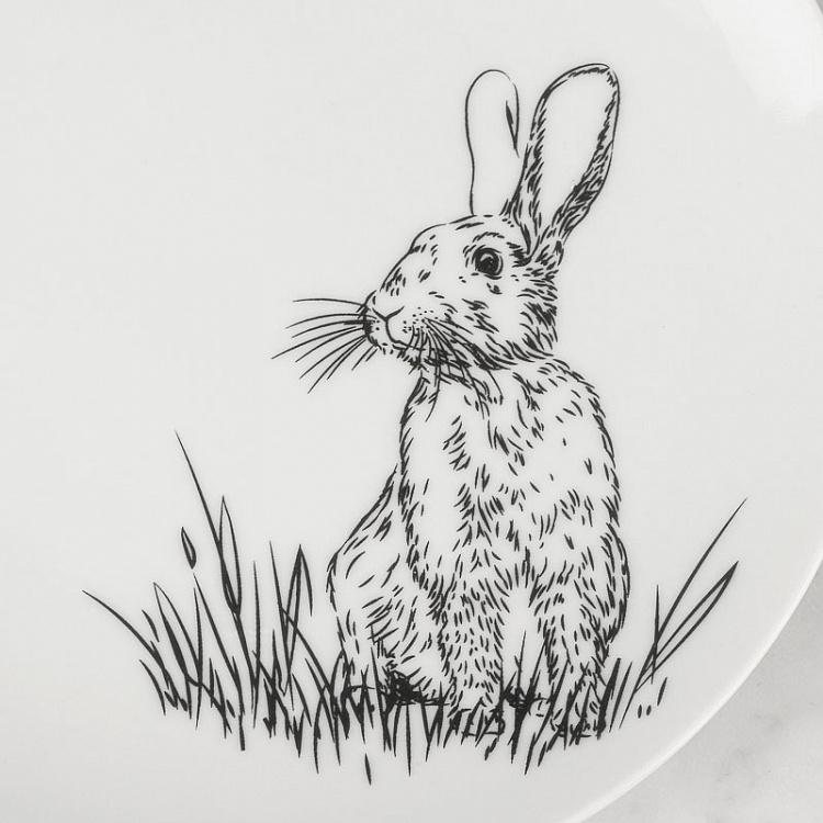 Тарелка Заяц на поляне Hare In The Meadow Plate