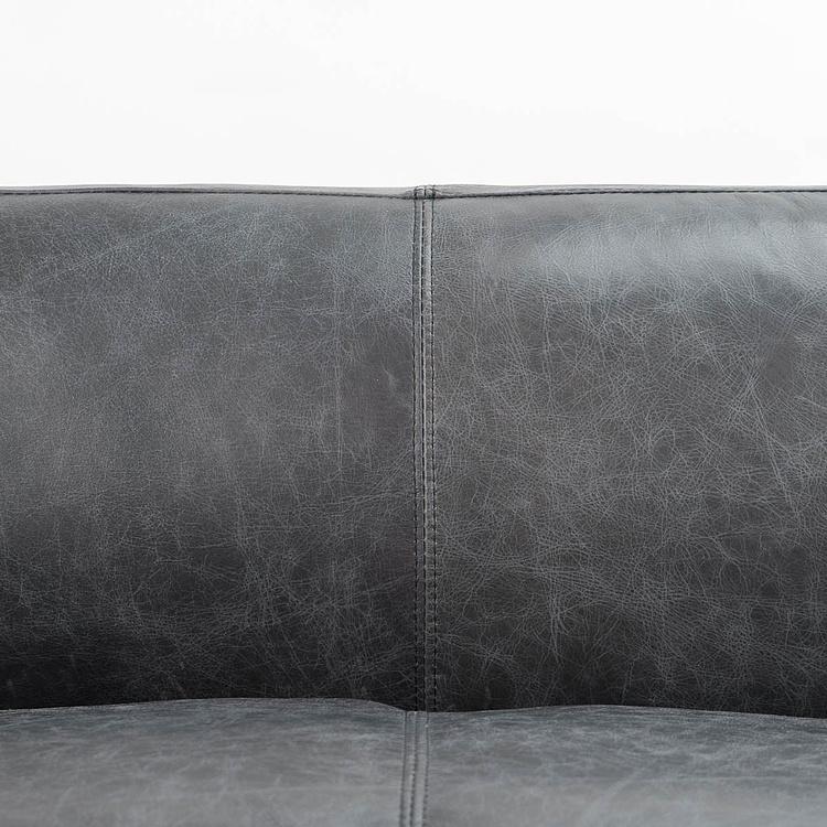 Двухместный диван Томми, чёрные ножки Tommy 2 Seater, Black Wood D