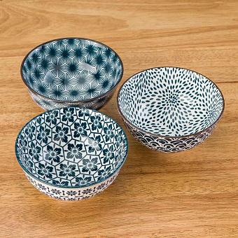 Set Of 3 Bowls Portata Sapa Blue