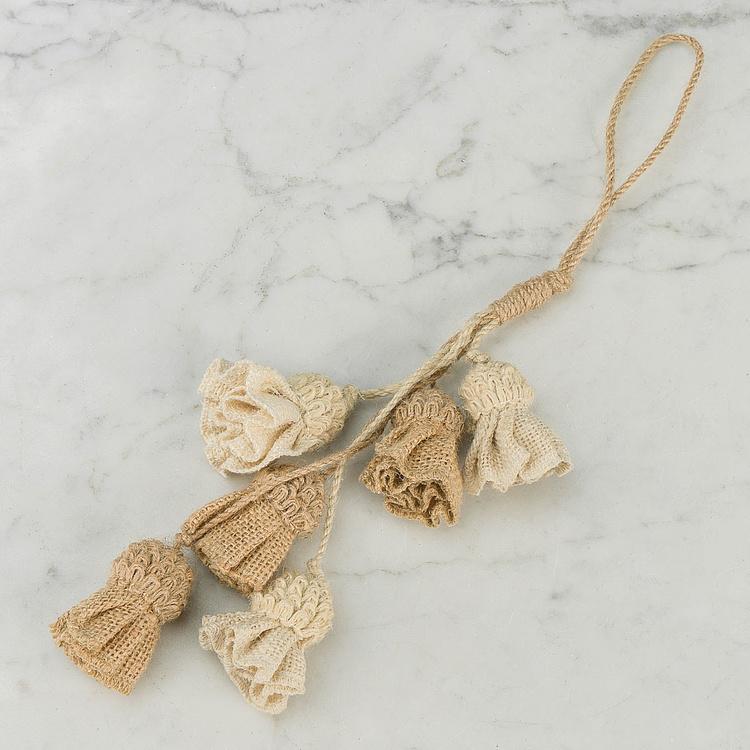 Новогодняя подвеска Цветы Flower Pendant 22 cm