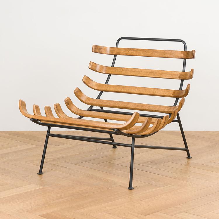 Кресло Капри Capri Armchair, Black Matt Metal RM