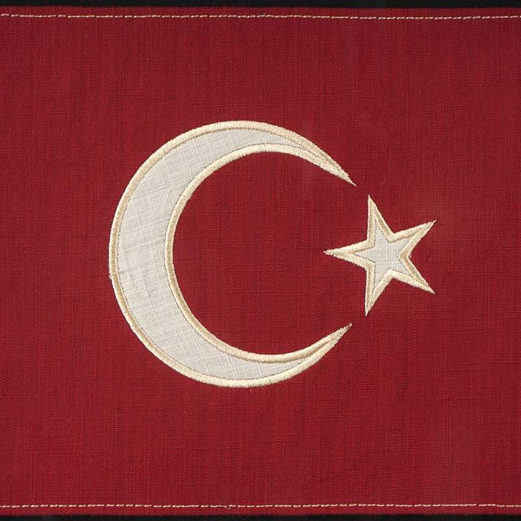 Флаг Турции за стеклом в раме, мини Shadow Box Flag Turkey Mini