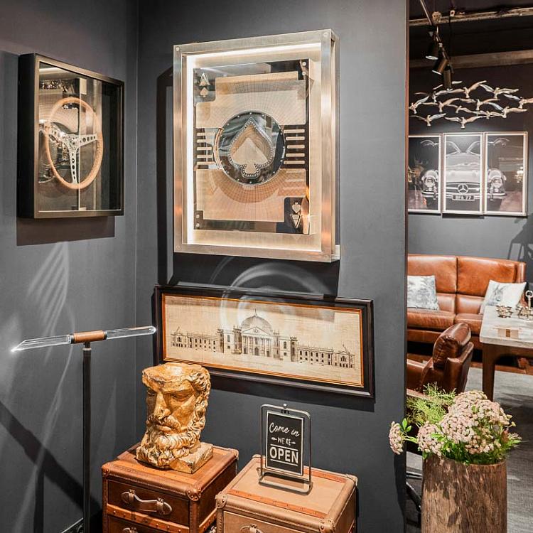 Арт-объект с подсветкой Туз Пик Hustle Ace Of Spades