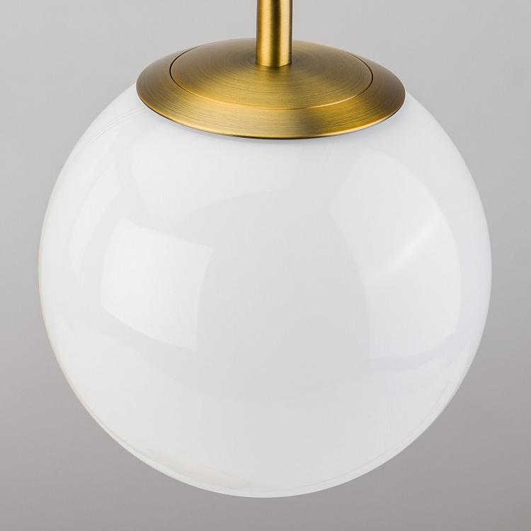 Настольная лампа с двумя плафонами Круазет Croisette Double Table Lamp Brass Finish