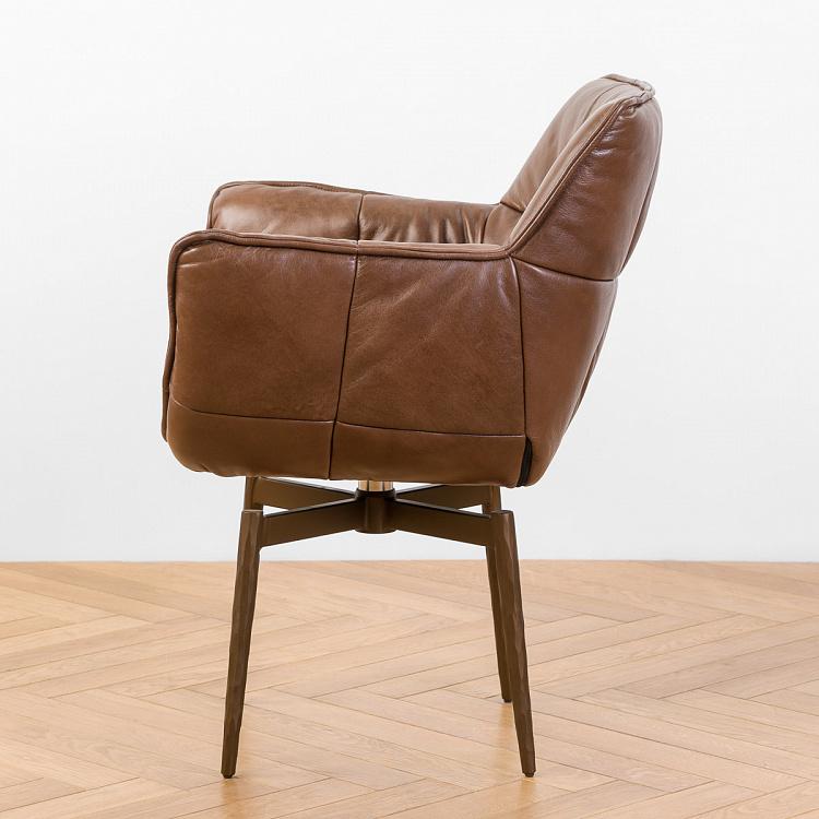 Кресло Центр, латунные ножки Center Armchair, Hammer Brass RM