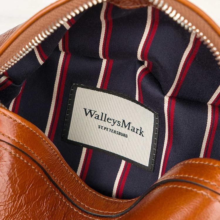 Кожаный несессер-мяч Оболенский Покет Skid Obolensky Pocket