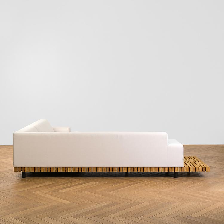 Садовый угловой диван Икона Icon Group, Golden Teak