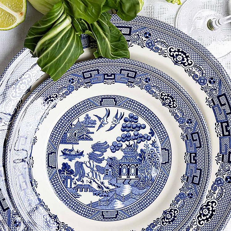 Суповая тарелка Голубая ива Blue Willow Soup Plate