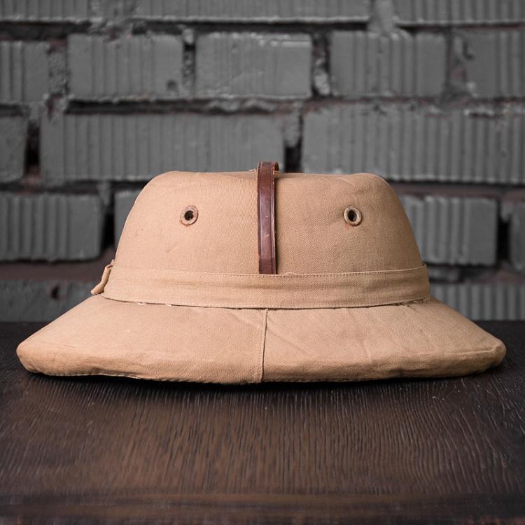 Винтажный британский головной убор из Индии Vintage Antique British Helmet From India