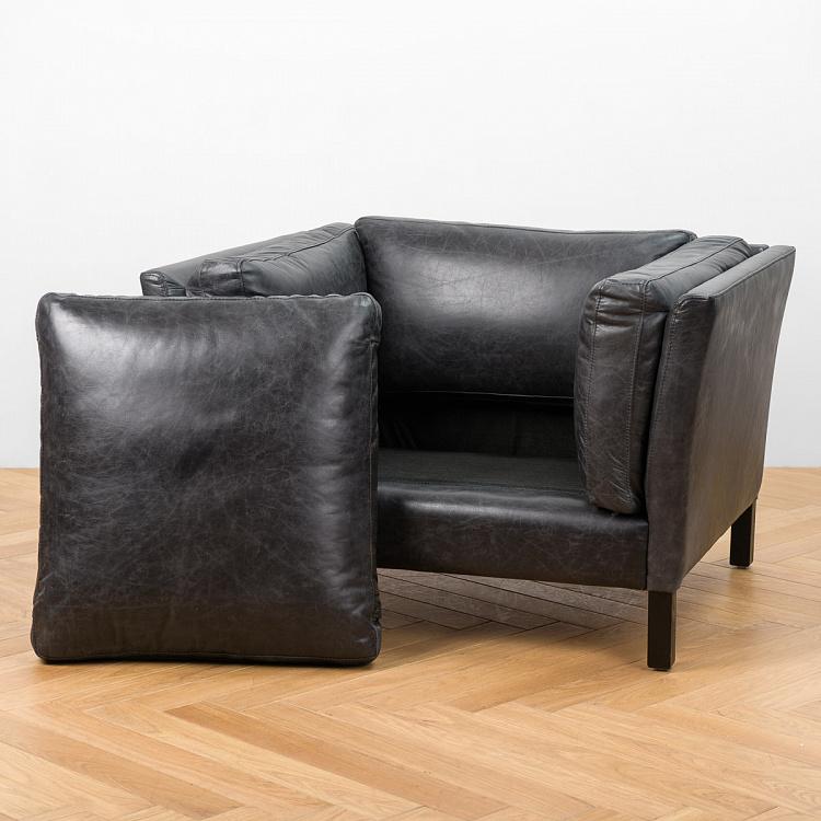 Кресло Томми, чёрные ножки Tommy Armchair, Black Wood D