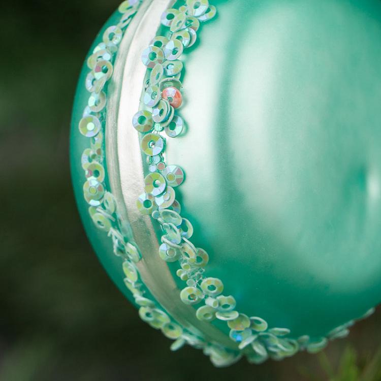 Набор из шести ёлочных игрушек в коробке Макарони Set Of 6 Glass Macarons In Box 5,5 cm