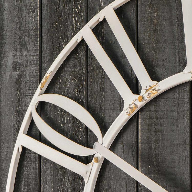 Настенные часы из крашеного дерева Барни Barney Black Pine Clock