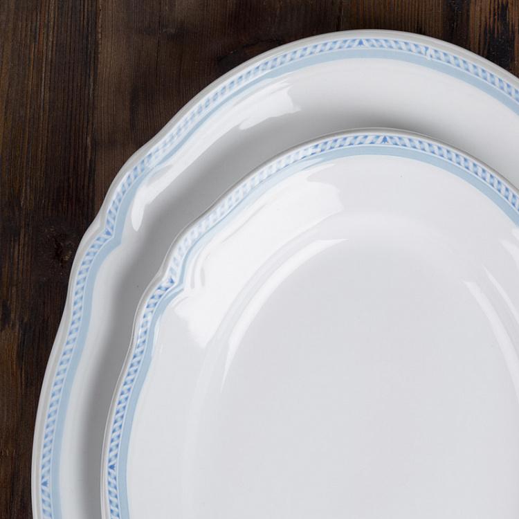 Большое овальное сервировочное блюдо Опера Аида Opera Aida Oval Plate Large