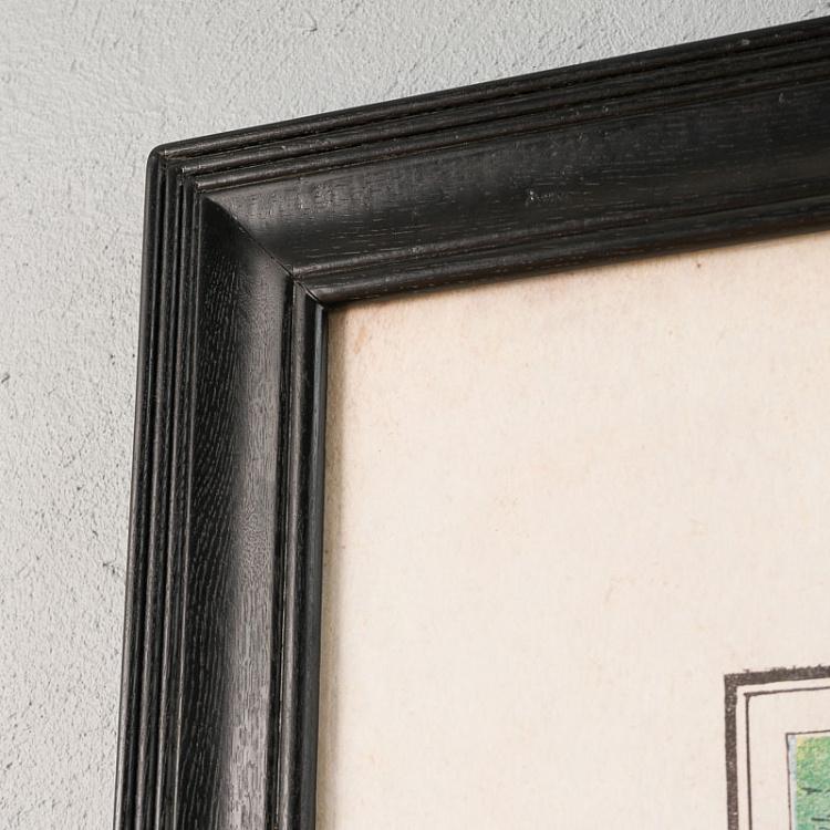 Картина-принт Карта Парижа, L Map Paris Large