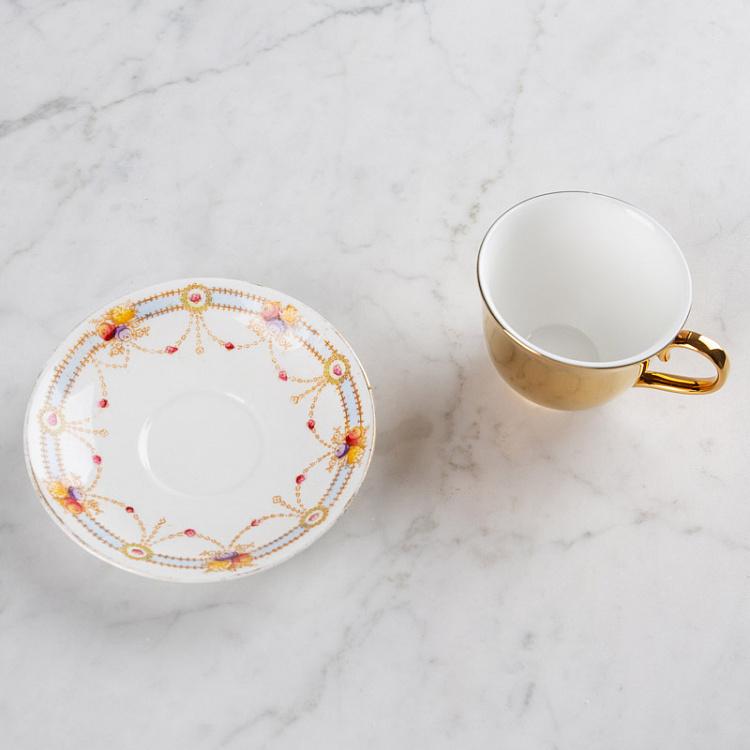 Чайная пара Reflect Soenson Crown China золото Reflect Soenson Crown China Gold