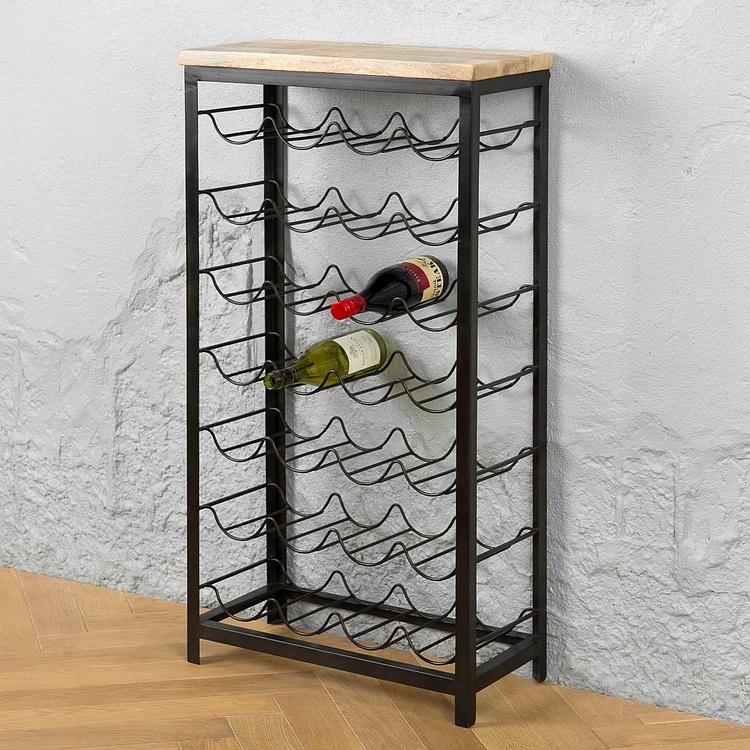 Консоль-винный стеллаж на 28 бутылок Estaminet Bottle Rack For 28 Bottles
