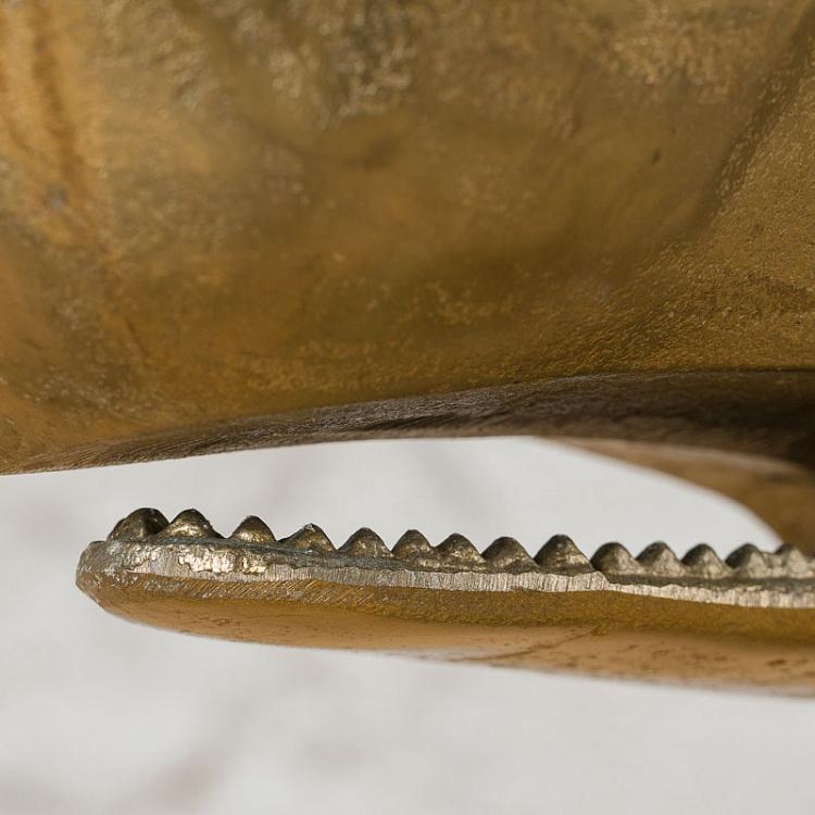 Золотая статуэтка Кит Decorative Object Whale Gold