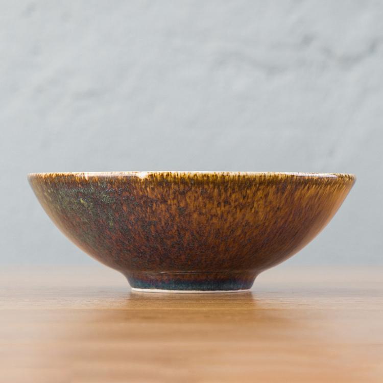 Пиала сине-коричневая Блум Bloom Blue And Brown Bowl