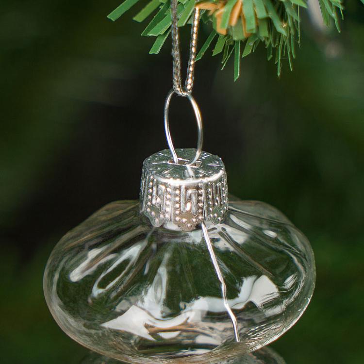 Ёлочная игрушка Бурбон Glass Hanger Bourbon 14 cm