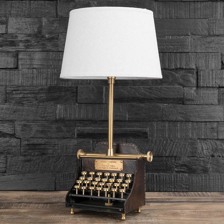 Абажур из льна серо-белого цвета, 25 см Lamp Shade In Linen Ecru 25 cm