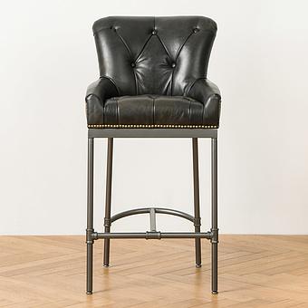 Барный стул Cosmopolitain Barstool RM натуральная кожа Old Kaprys