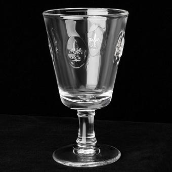 Fleur De Lys Wine Glass