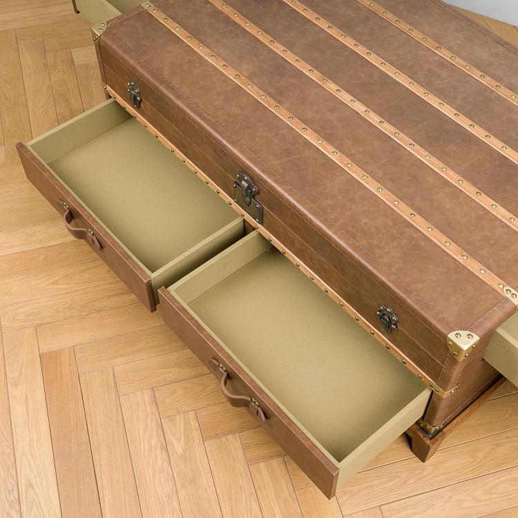 Журнальный стол-сундук Пилигрим, светлое основание Piligrim Coffee Table, Light Wood RM