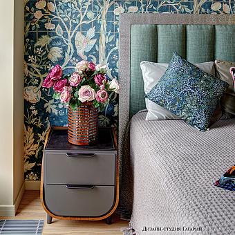 Искусственный цветок Gemma Rose Dark Fuchsia 56 cm