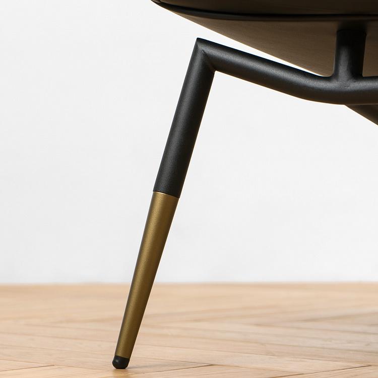 Кресло Бельфьоре с высокой спинкой, бронзовые ножки Belfiore High Back Armchair, Bronze