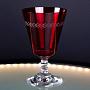 Бокал Red Glass Leaf Cutting Water
