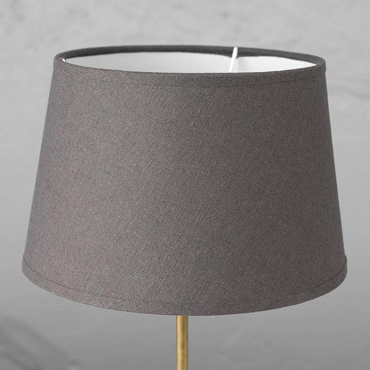 Настольная лампа с серым абажуром Две птицы Table Lamp With Gray Shade Two Birds