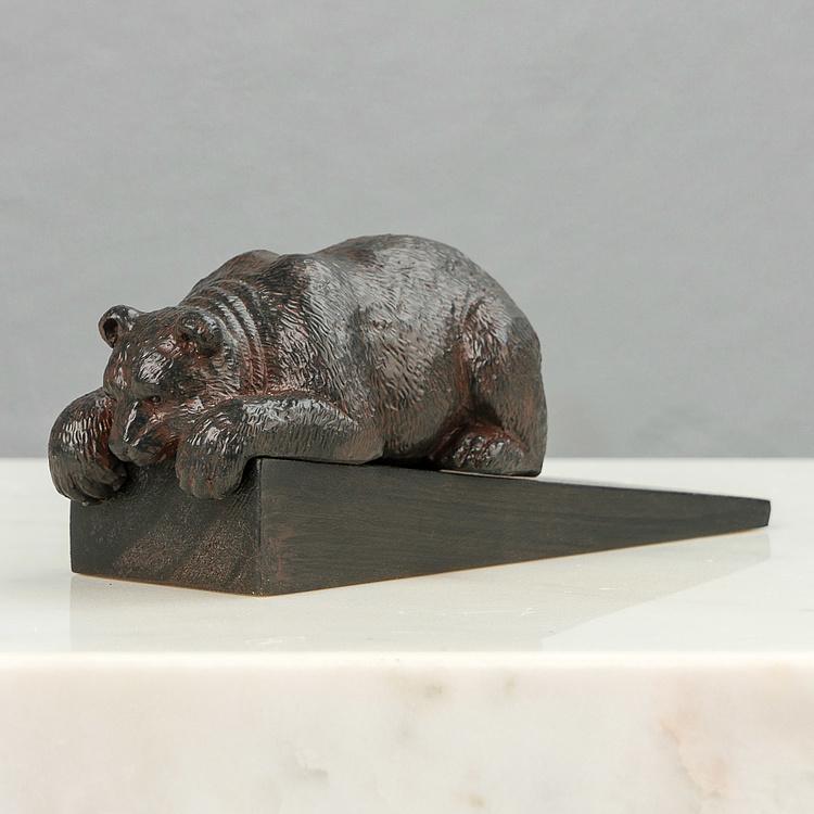 Ограничитель для двери Бурый медведь Bear Door Stopper