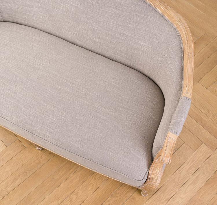 Двухместный диван Жан-Поль, песочные ножки Jean-Paul 2 Seater, Oak Sandwashed