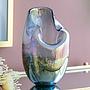 Ваза Folded Edge Handcrafted Holographic Glass Vase