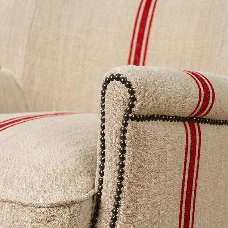 Кресло Тёрнер в обивке из винтажных хлопковых мешков Turner Armchair