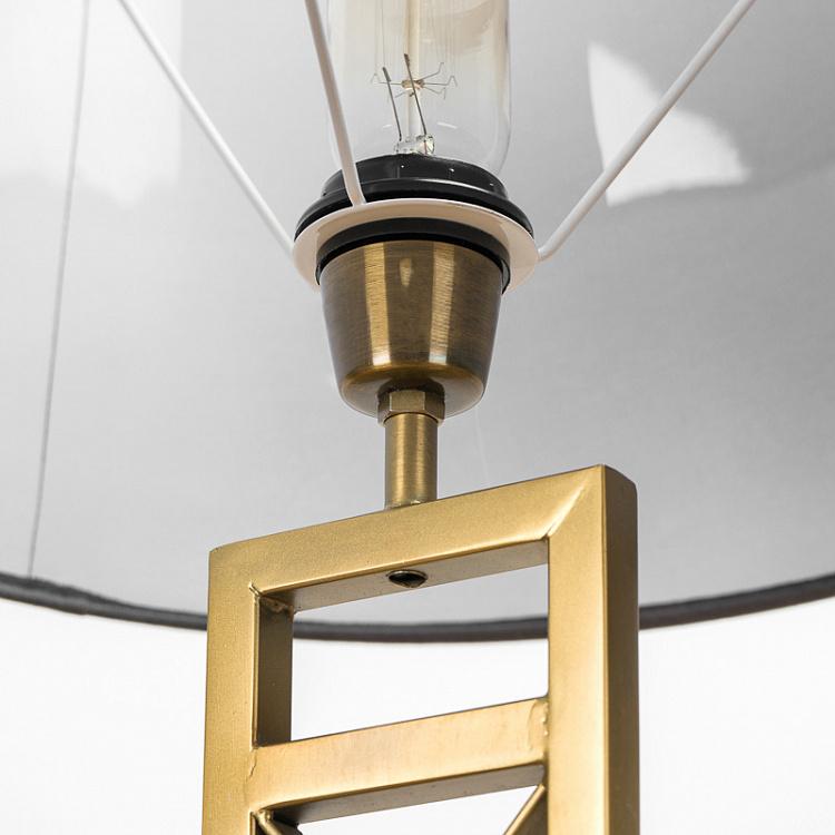 Торшер из латуни с патиной Искала Iscala Brass Patina Floor Lamp