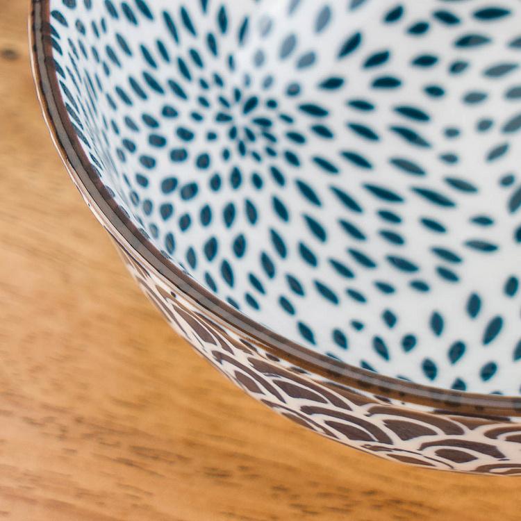 Набор из трёх пиал Портата Сапа Блю Set Of 3 Bowls Portata Sapa Blue