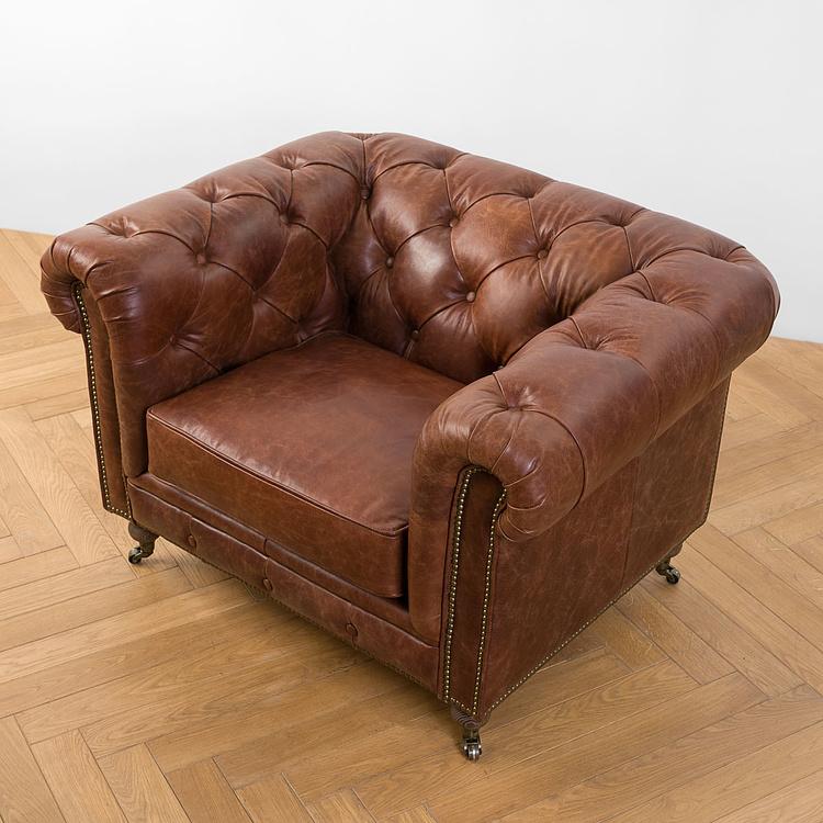 Кресло Сенат, коричневые ножки из ясеня Senate 1 Seater, Rustic Brown Ash PF