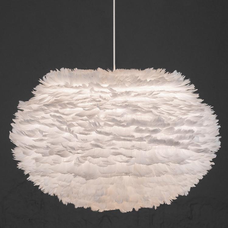 Подвесной светильник Эос на белом проводе, XL Eos Hanging Lamp With White Cord Extra Large
