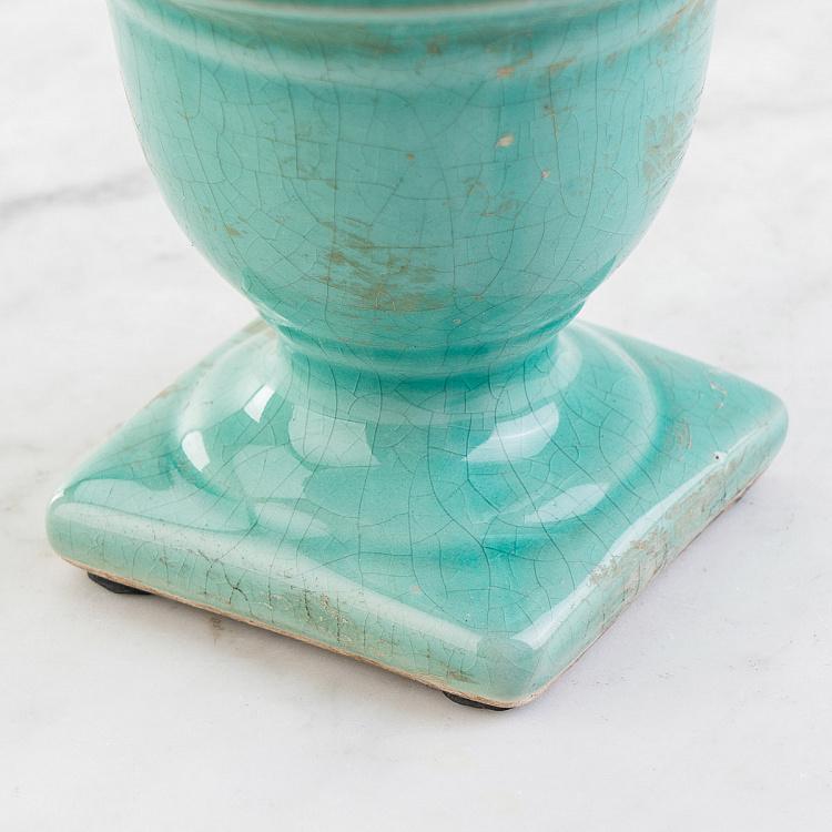 Бирюзовая мини-ваза Медичи, S Medicis Vase Aqua Green Small