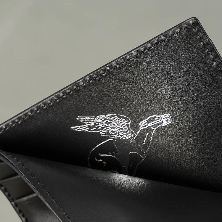 Кожаный картхолдер Двойная Вселенная Double Universe Cardholder