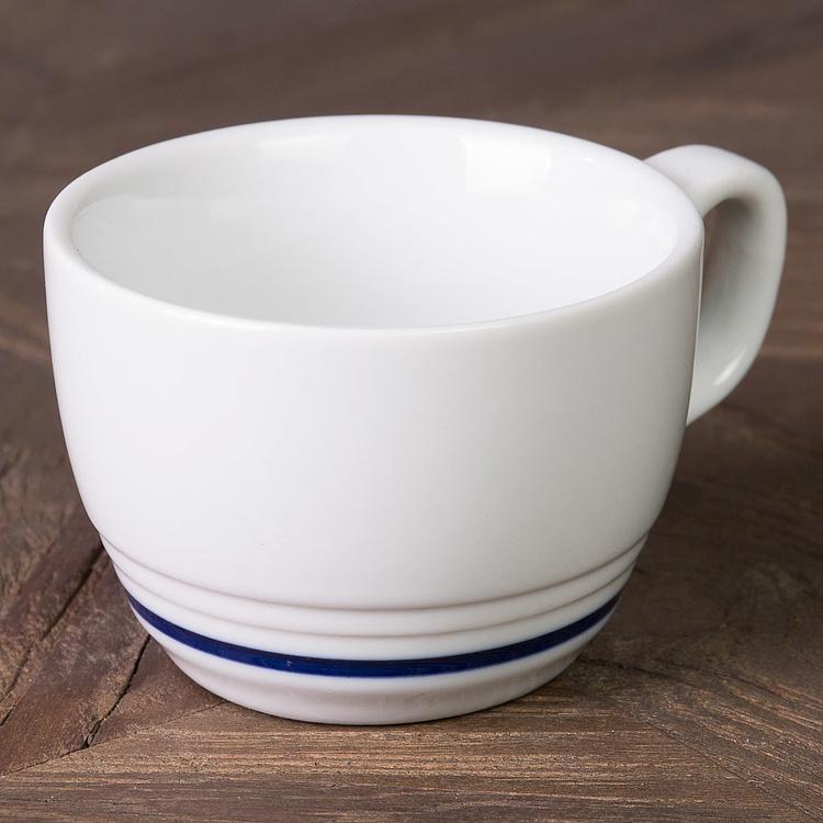 Чайная пара Синяя полоска Filo Blue Tea Cup And Saucer