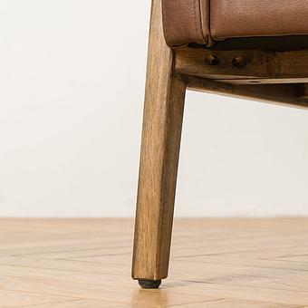 Кресло Cupertino Chair RM натуральная кожа Brown Franco