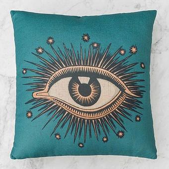 Eye Mystic Cushion Blue