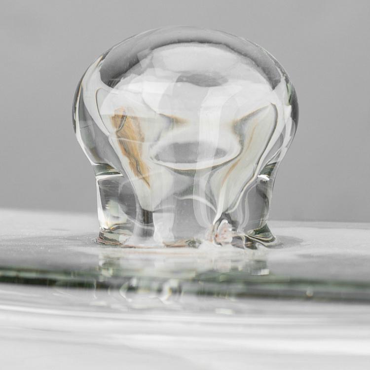 Деревянная прямоугольная доска с колпаком Rectangular Cake Plate With Cover